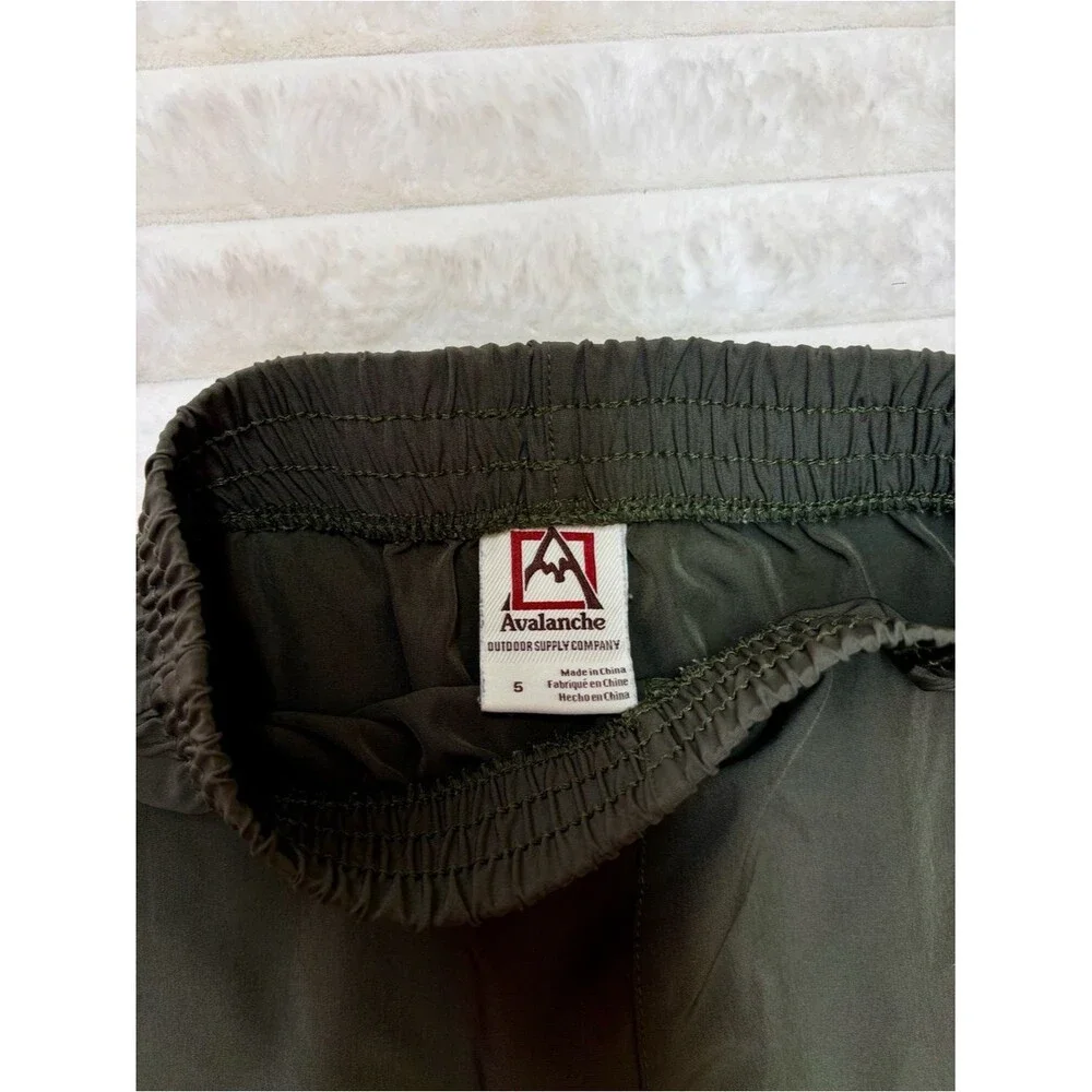 Avalanche 3 Piece Bundle Set Coral Lightweight Hooded Shell Olive Green Pants